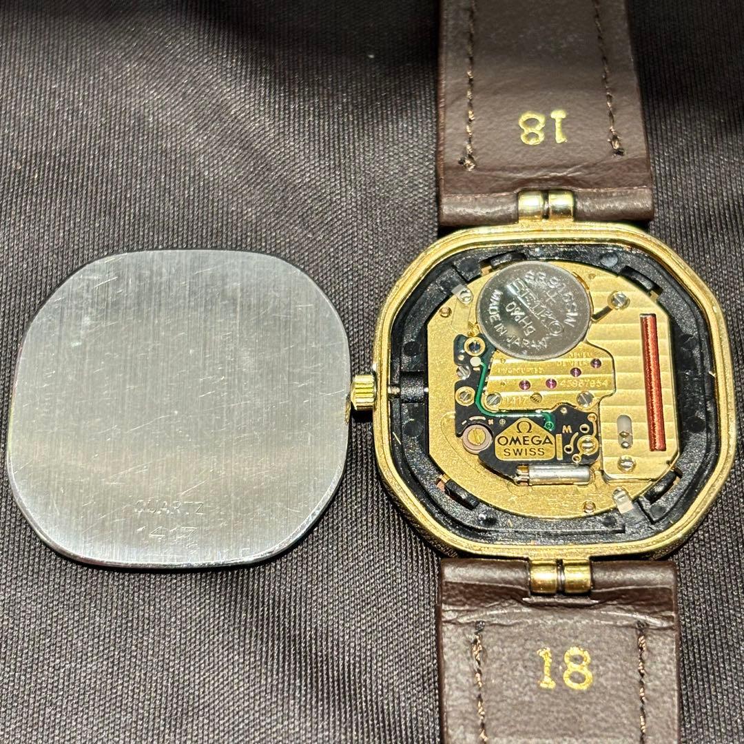 『可動品』OMEGA De Ville スクエア型時計