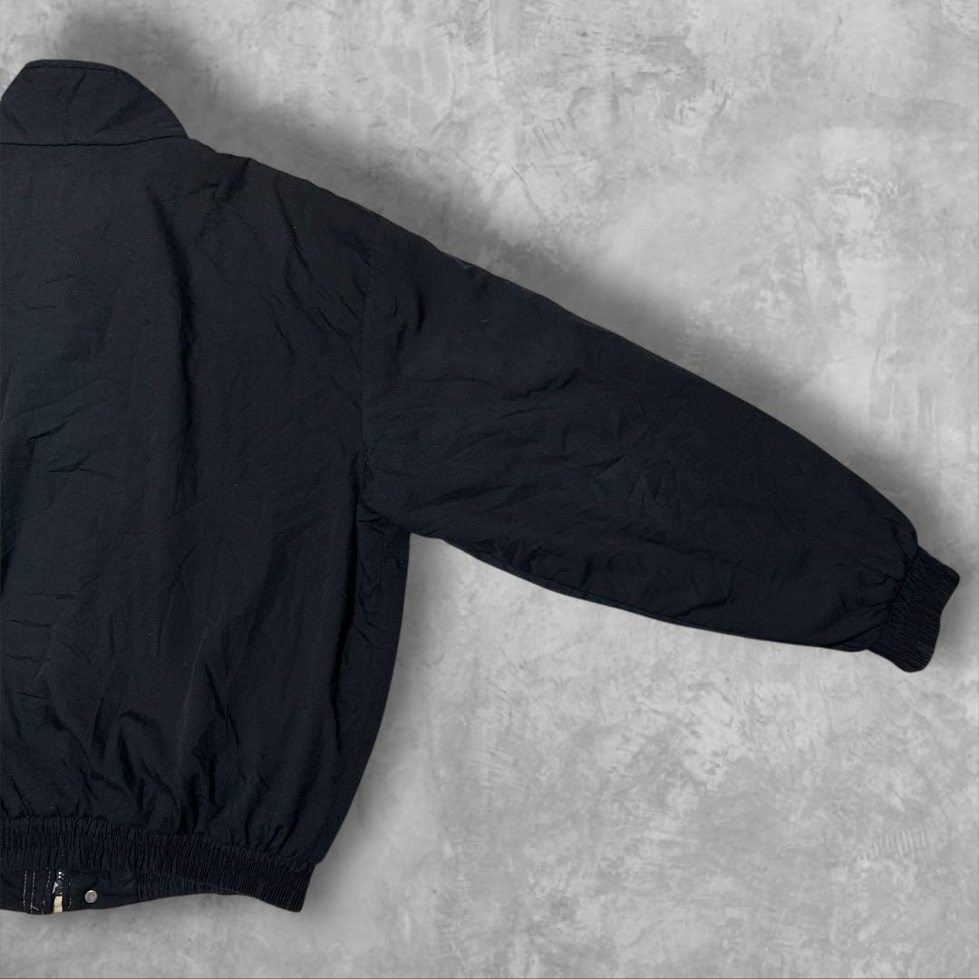 KING LOUIE 中綿ワークジャケット 2XL 黒 USA製 企業刺繍 古着