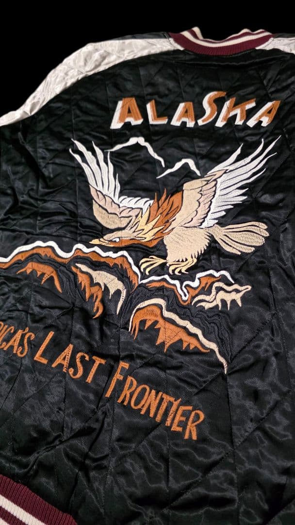 Houston スカジャン キルティング