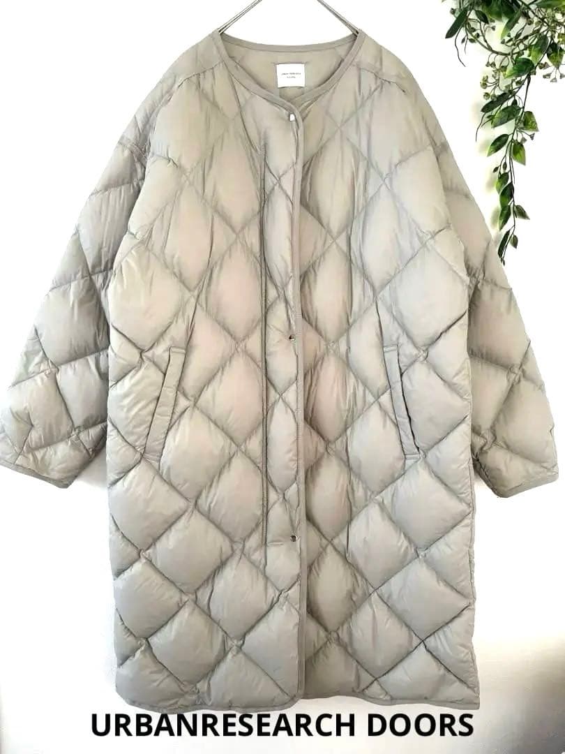 美品✨ URBANRESEARCH DOORSライトダウンキルトロングコート