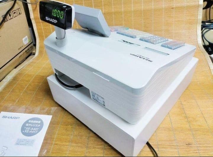 シャープレジスター　XE-A407　PC連携売上管理　上位機種　001100