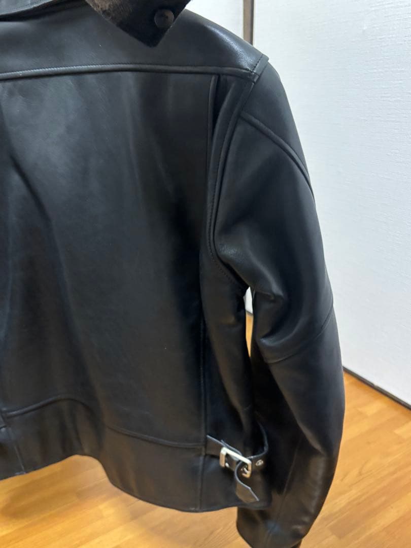 【H.D.C.製 希少】ハーレーダビッドソン 牛革 シングルライダース M