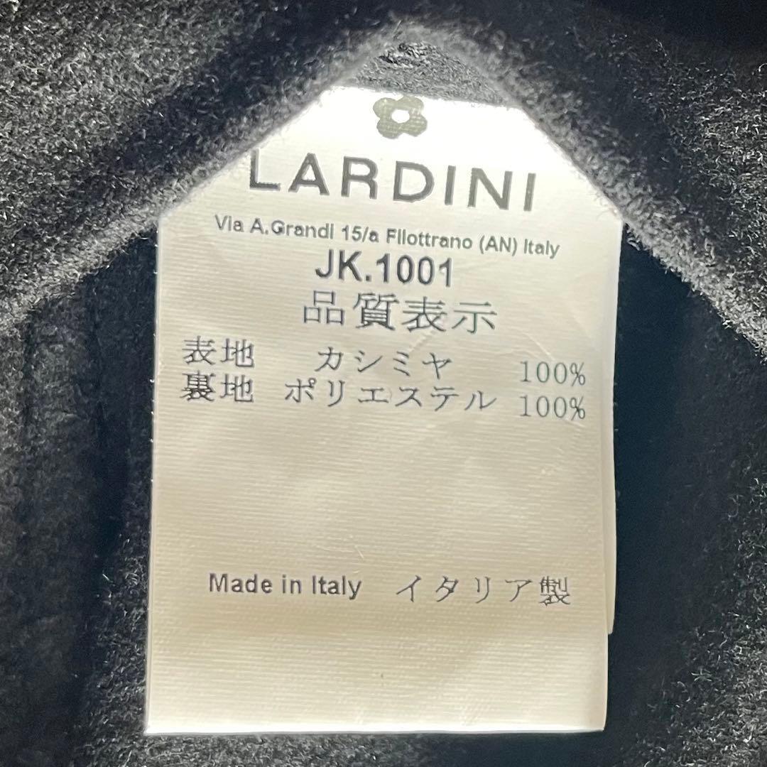 <極美品>LARDINI 金ボタン カシミヤ100% ダブルジャケット 46