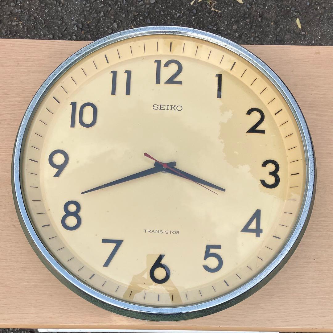 SEIKO 昭和40年代学校で使われていた時計 直径43.7cm TTX-620