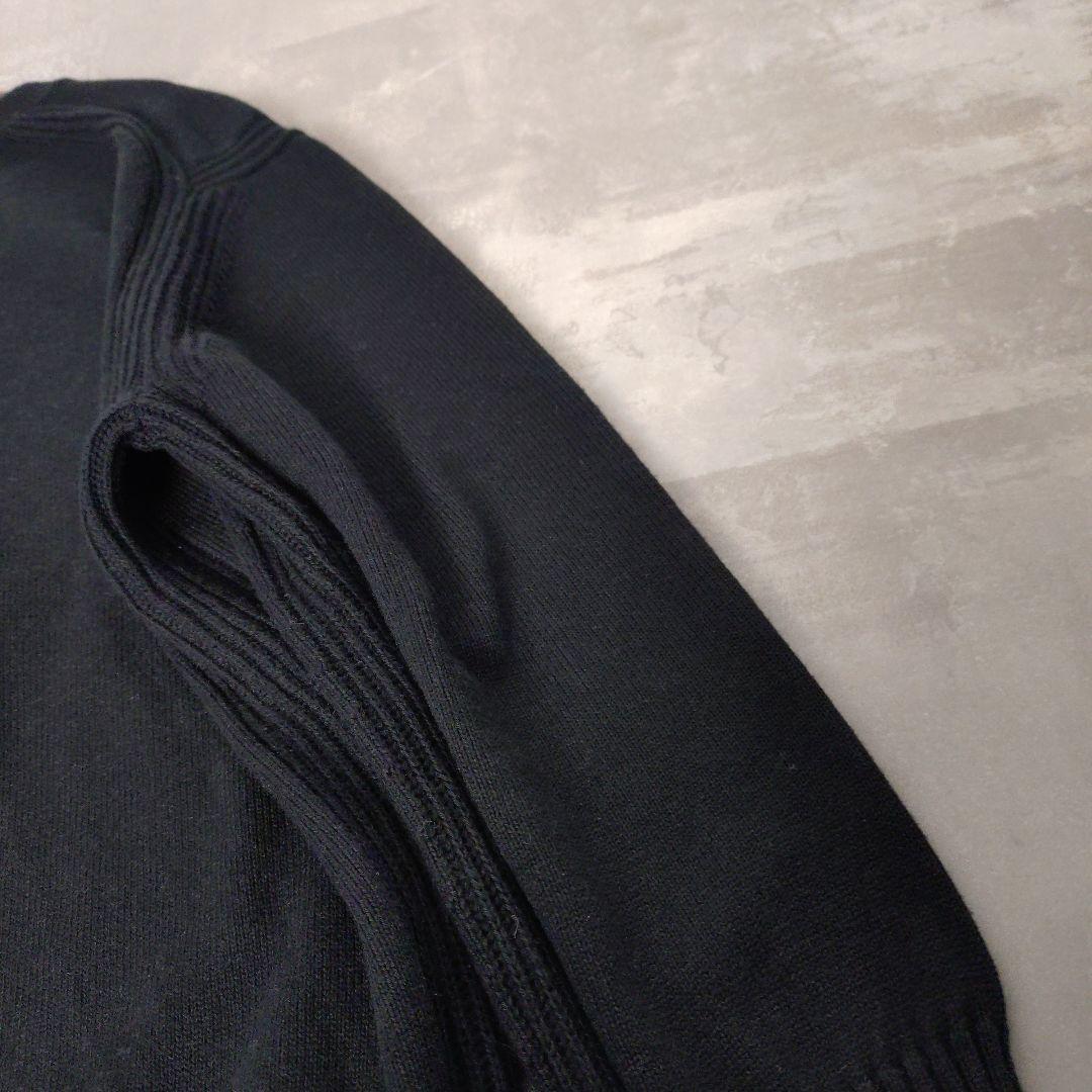 Drawer　FALL 9Gクルーネックニット ブラック　1