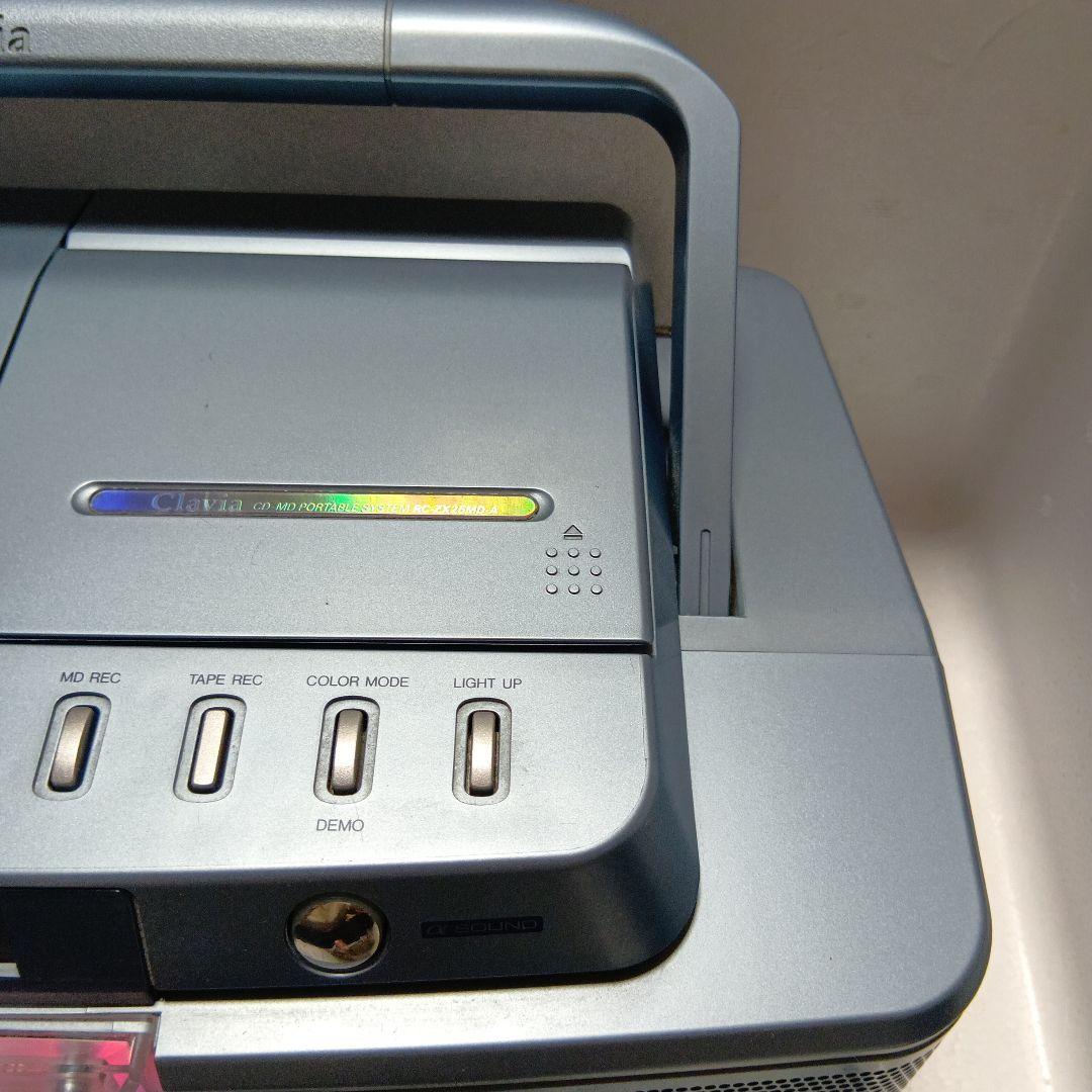 Victor Clavia CD/MDポータブルシステムRC-ZX25MD-A