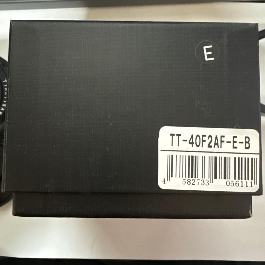 【送料無料】Tartisan AF 40mm f2.0 Eマウント用