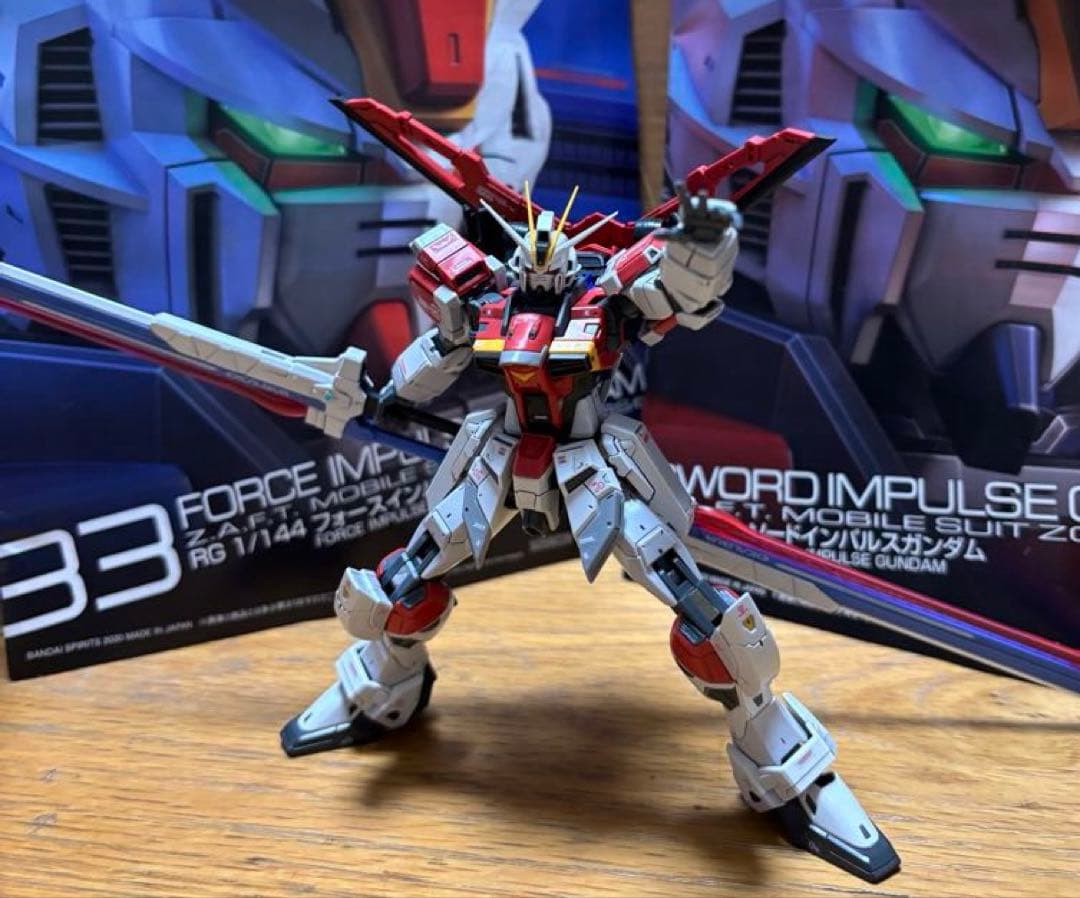 RGフォースインパルスガンダム & ソードインパルスガンダム セット