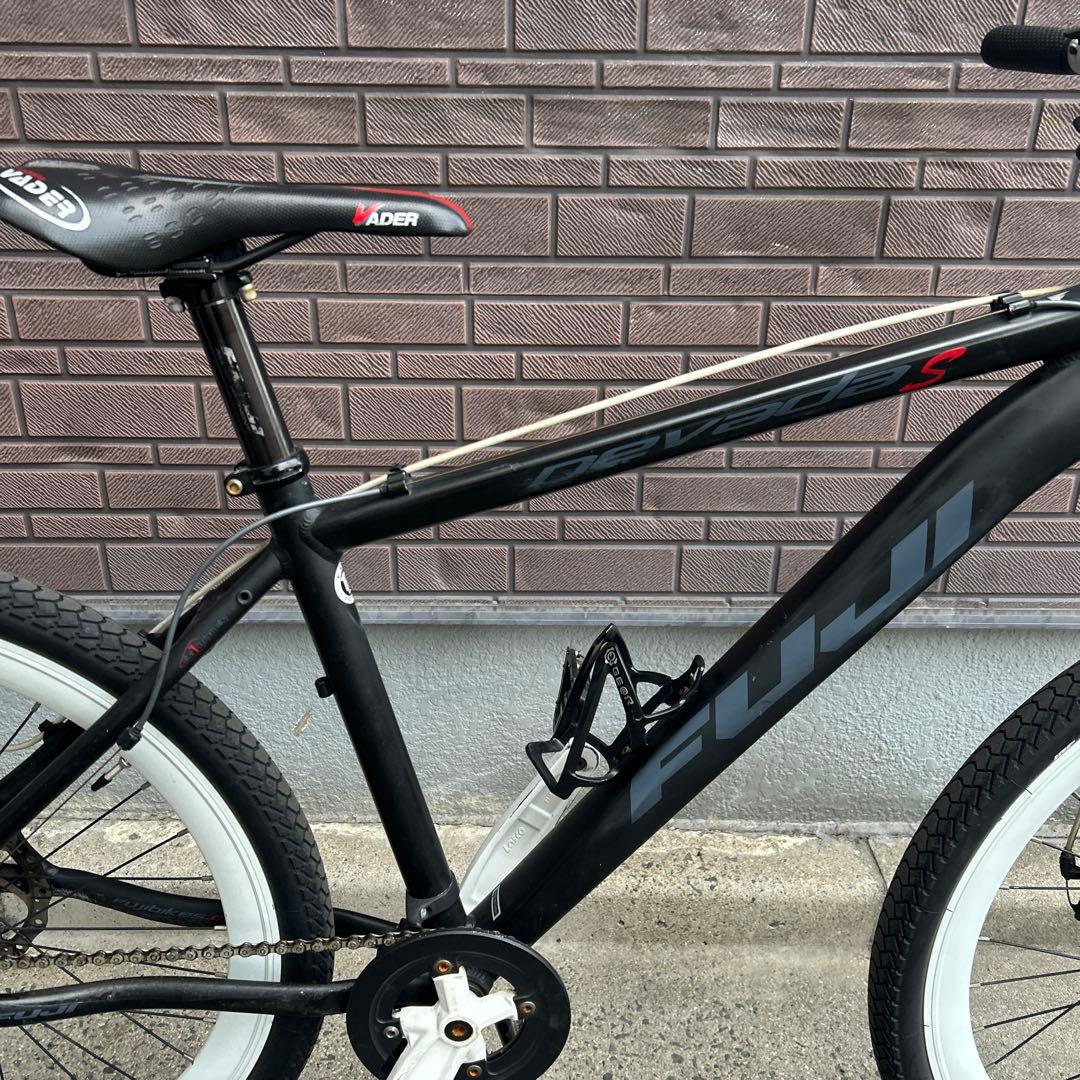 FUJI マウンテンバイク ブラック/ホワイト 26インチ