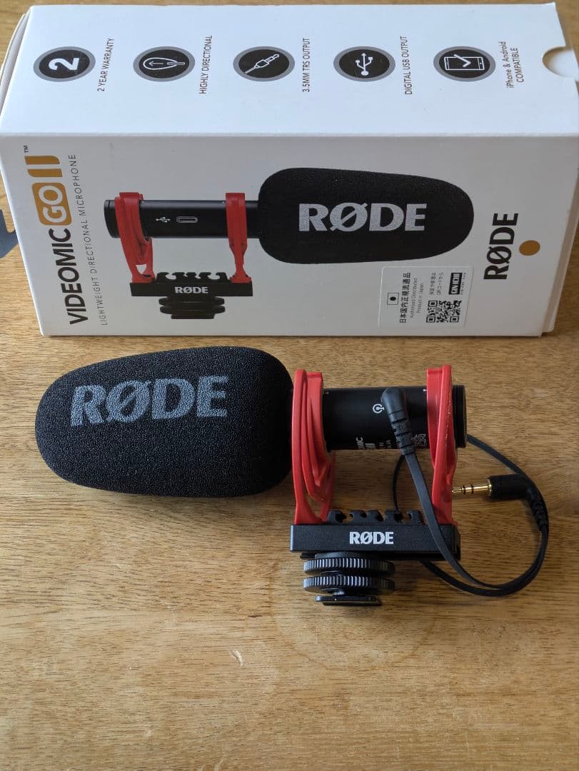 SORA RODE VIDEOMIC GO II マウントに傷あり 動作正