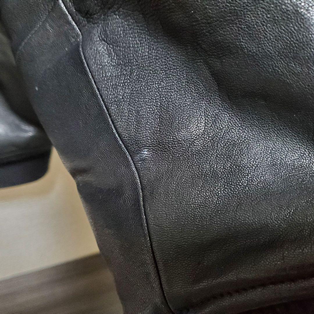 アダムパテック ゴートレザージャケット MA1 本革 山羊革