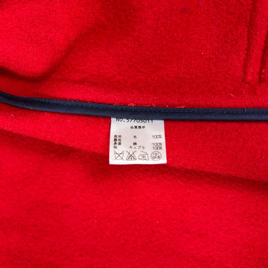 希少♡OLD ENGLAND ヘリンボーンダッフルコート ウール レッド XS