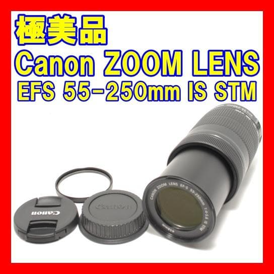 ☘️極美品☘️Canon EF-S 55-250mm IS STM 手ぶれ補正