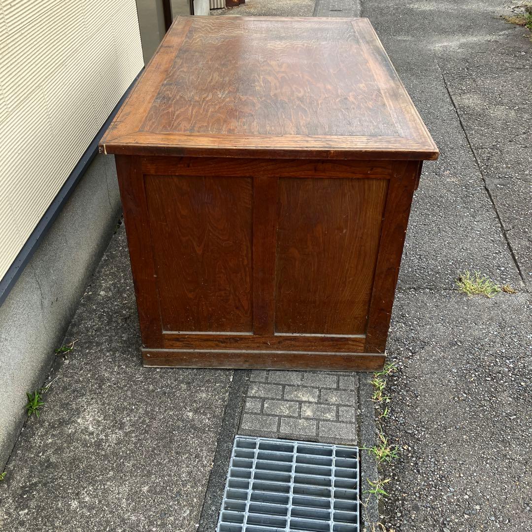 アンティークデスク　レトロ　机　店舗什器　ディスプレイ　レア