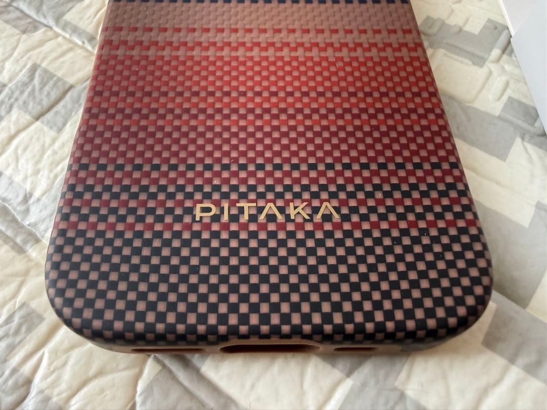 PITAKA iPhone16Pro用ケース　スマホリング　セット　sunset