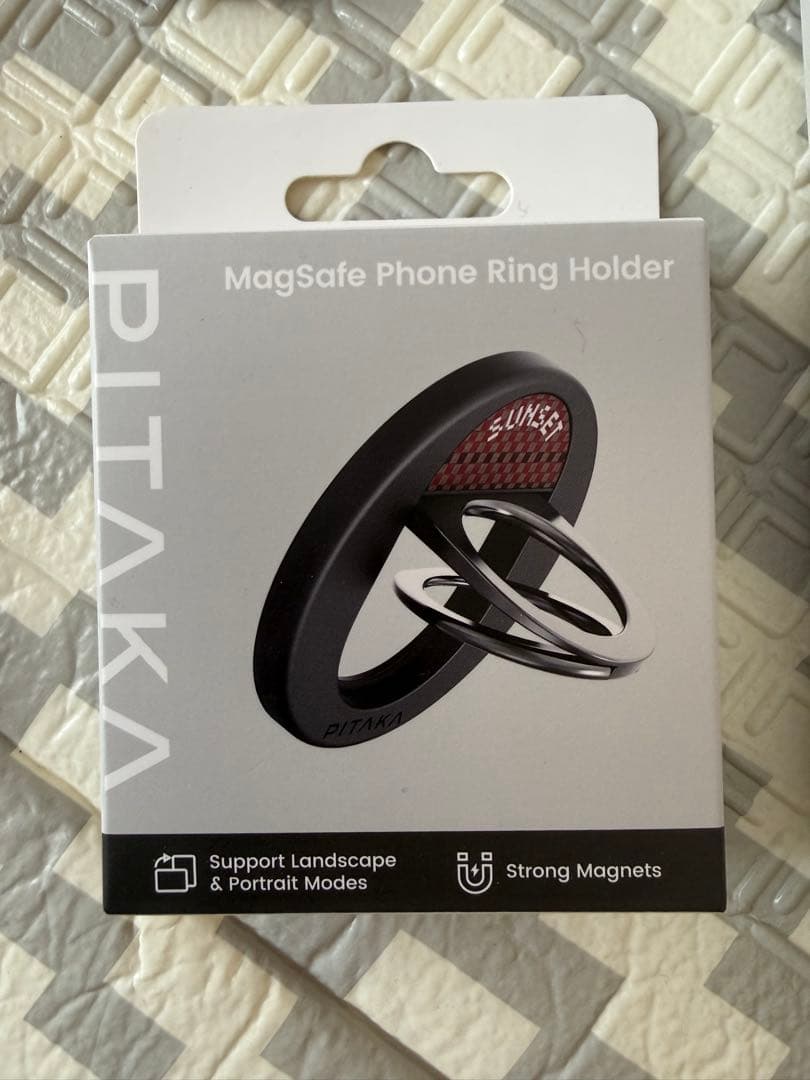 PITAKA iPhone16Pro用ケース　スマホリング　セット　sunset