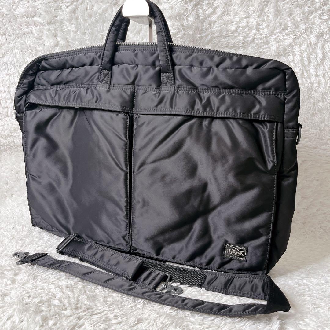 ✨未使用級✨ ポーター タンカー 2way ブリーフケース ブラック A4 通勤