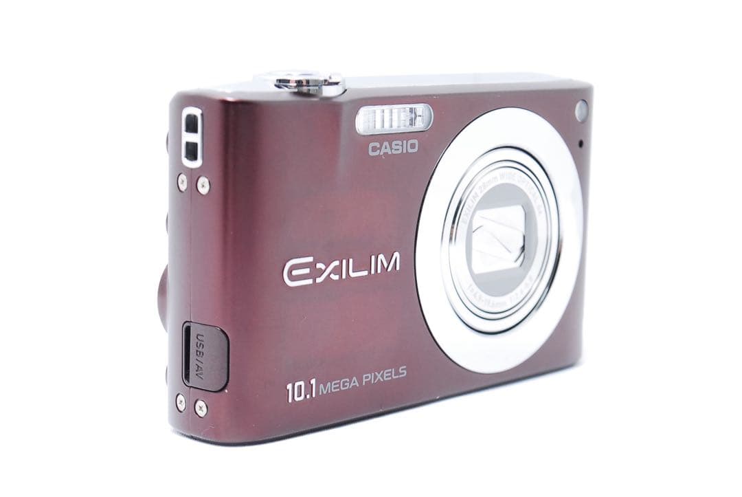【動作品】CASIO EXILIM Z100 ワインレッド エモ写にぴったり