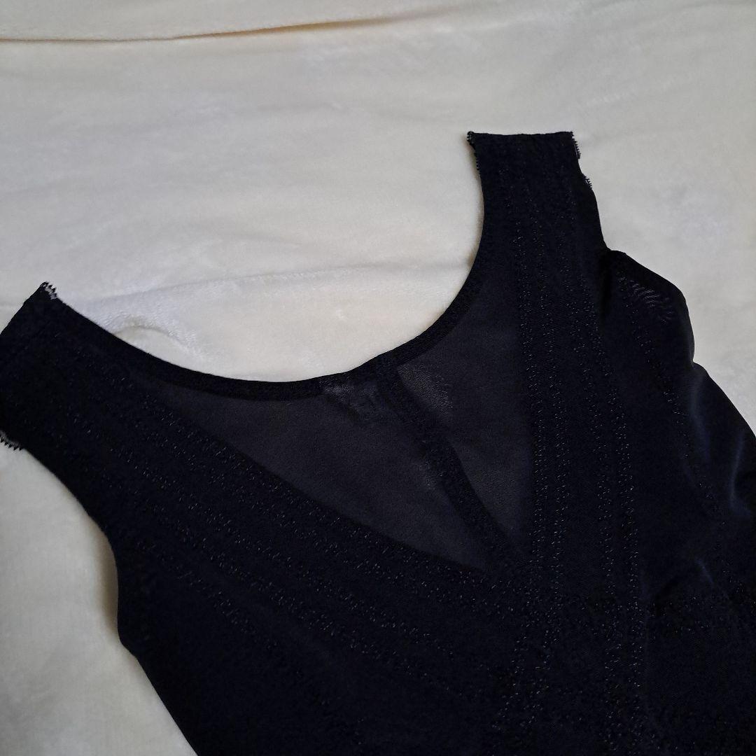 グラントイーワンズ ララドールGracy 袖なしボディスーツ ブラック 70M