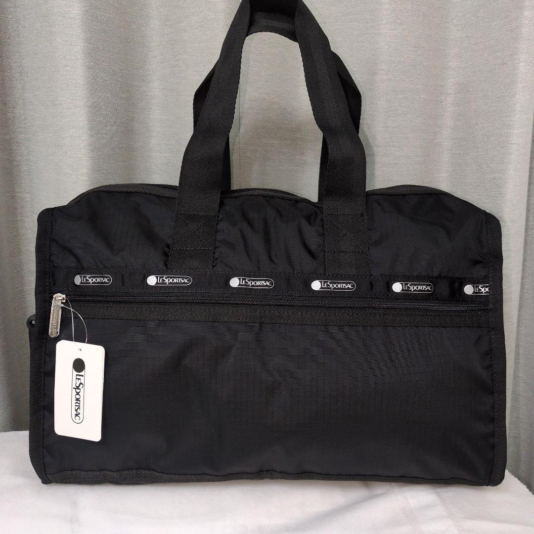 ■すーさん新品未使用LeSportsac ブラックボストン ミディアム
