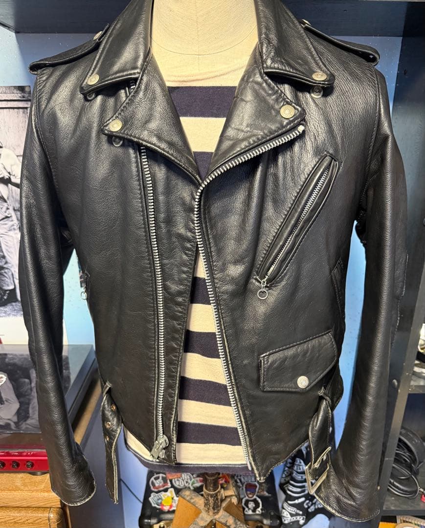 Schott ダブルライダースジャケット USA製 36 ヴィンテージ
