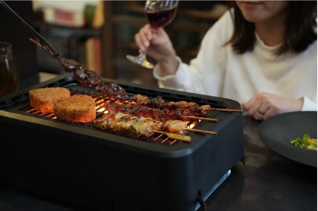 【新品未使用】超少煙グリル GLAMP （グランプ）　SG-01 ブラック