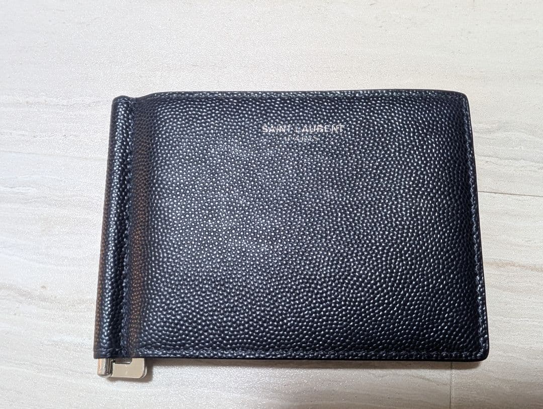 美品 Saint Laurent サンローラン 財布 マネークリップ