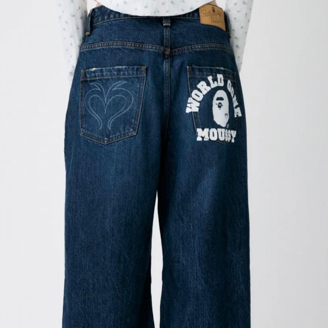 MOUSSY × A BATHING APE CURVE ストレート 2