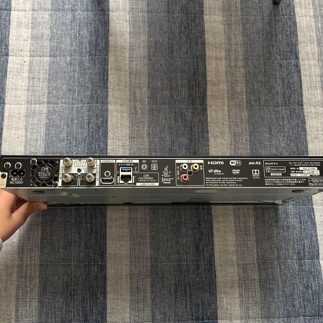 SONY　ブルーレイレコーダー　BDZ-ZT2500