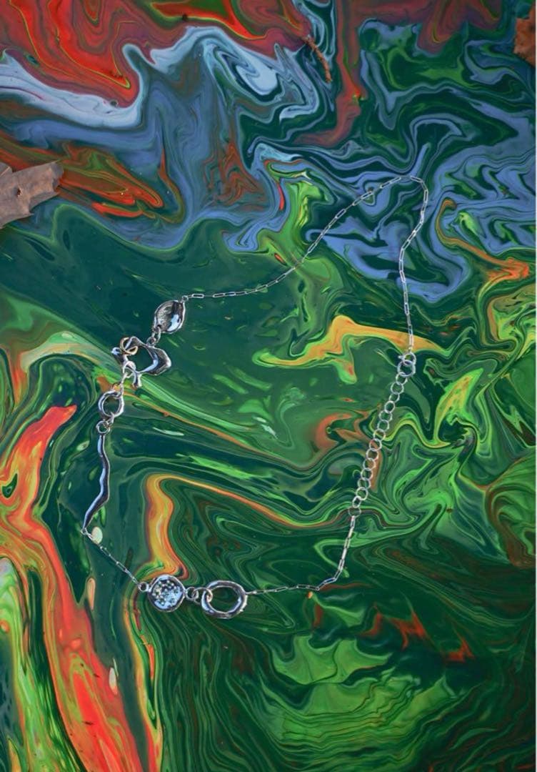 strong\"COSMIC\" SILVER ネックレス　ours 深水光太