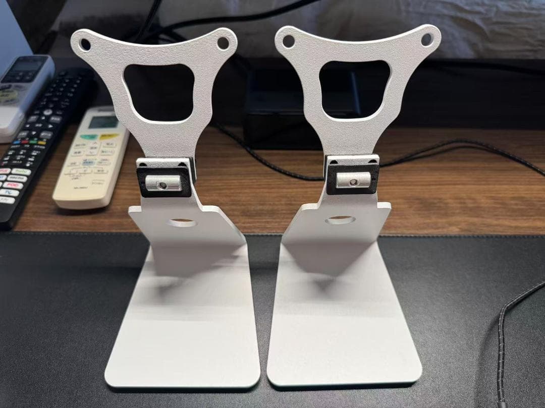 「16日まで出品」 K&M 23271W モニタースピーカースタンド