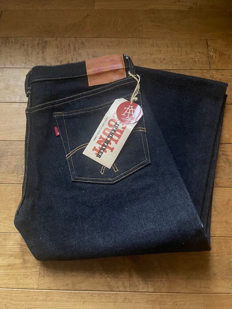 フルカウント　FULLCOUNT21オンス極厚ストレートデニム W32