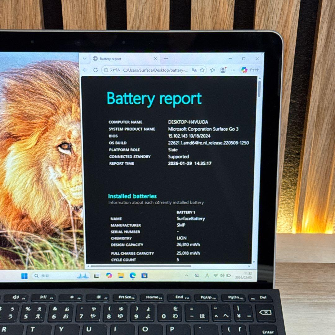 2in1モデル‼️Surface Go 3☘タッチパネル式☘大人気ノートパソコン