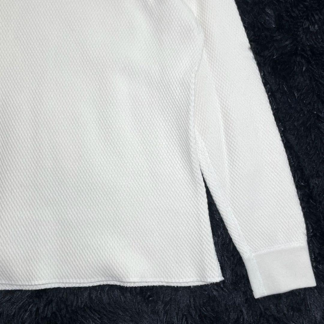 【美品】ザリアルマッコイズ　ミリタリーサーマルシャツ・ハニカム地・L・コットン