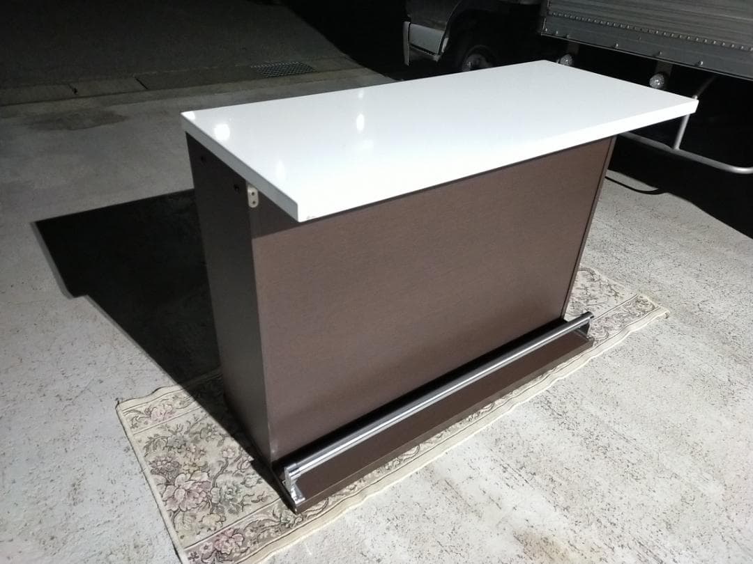 お洒落な空間♪♪☆バーカウンター☆ 収納付き