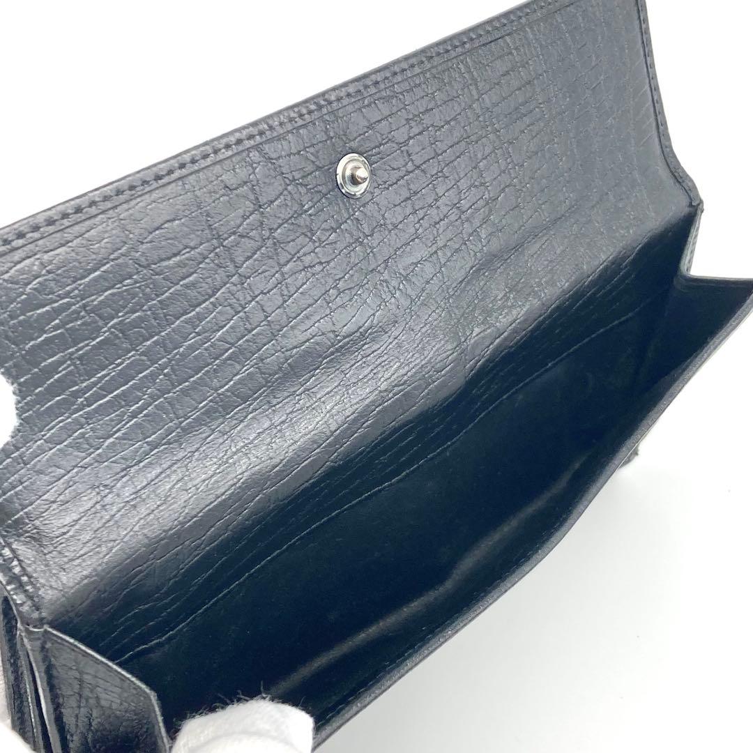 GUCCI グッチ ジャッキー 長財布 GGキャンバス レザー ブラック