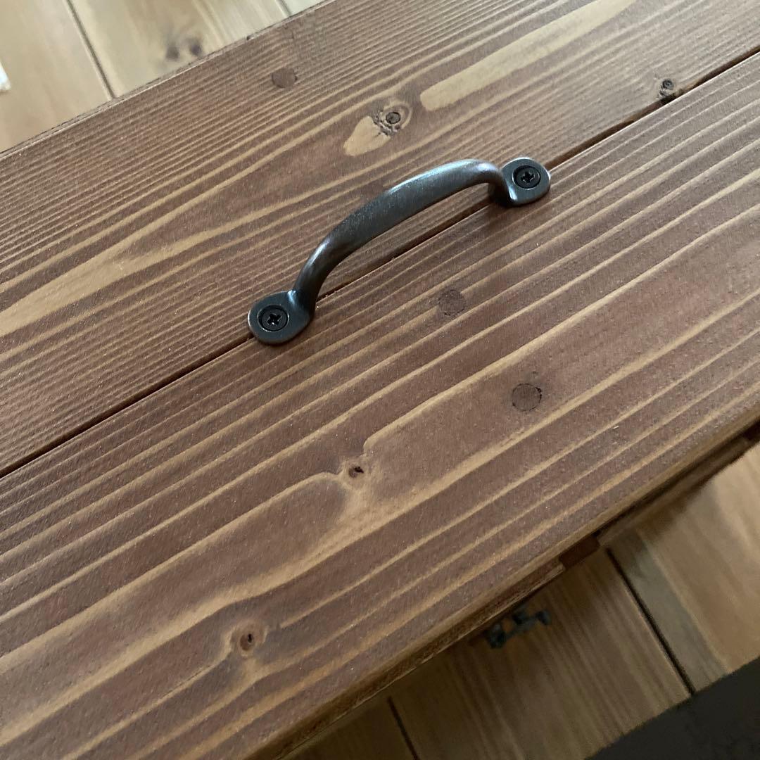 ribo　人形用木製収納ケース(引出・棚付き)　ハンドメイド　ブライス