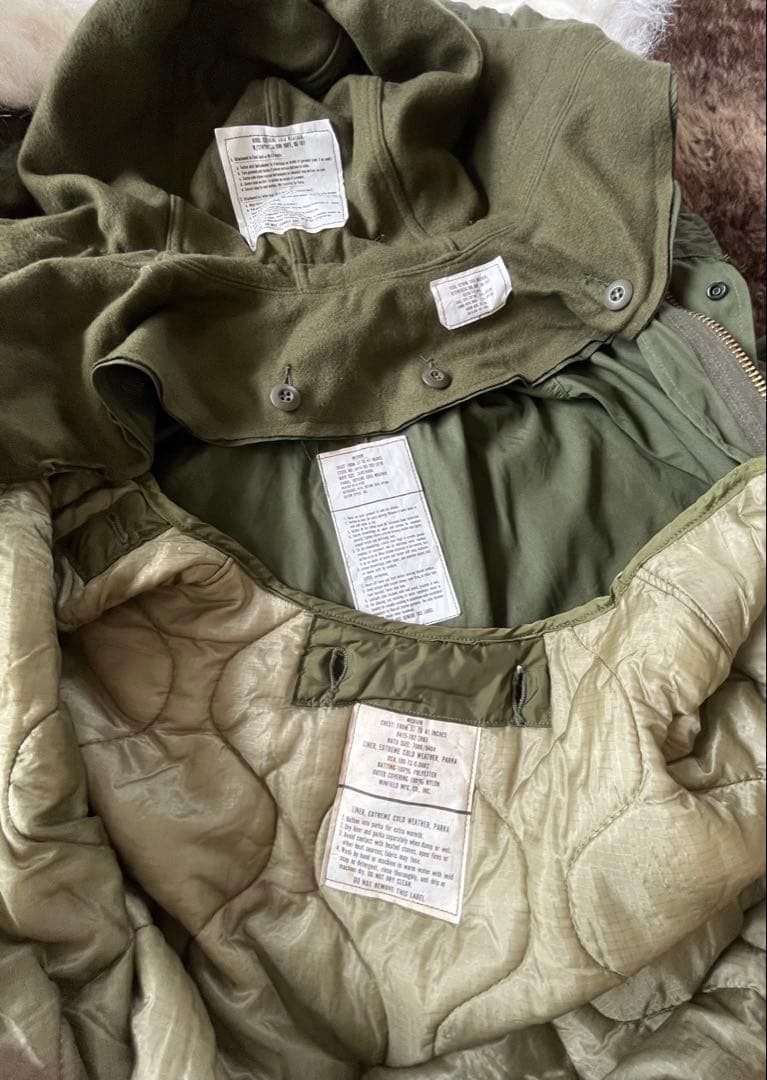 M-65 フィッシュテールパーカー フルセット(70〜80年代) M