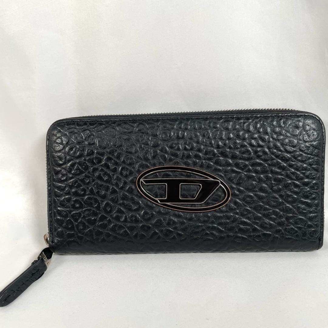 人気 DIESEL ディーゼル 長財布 ラウンドファスナー ロングウォレット