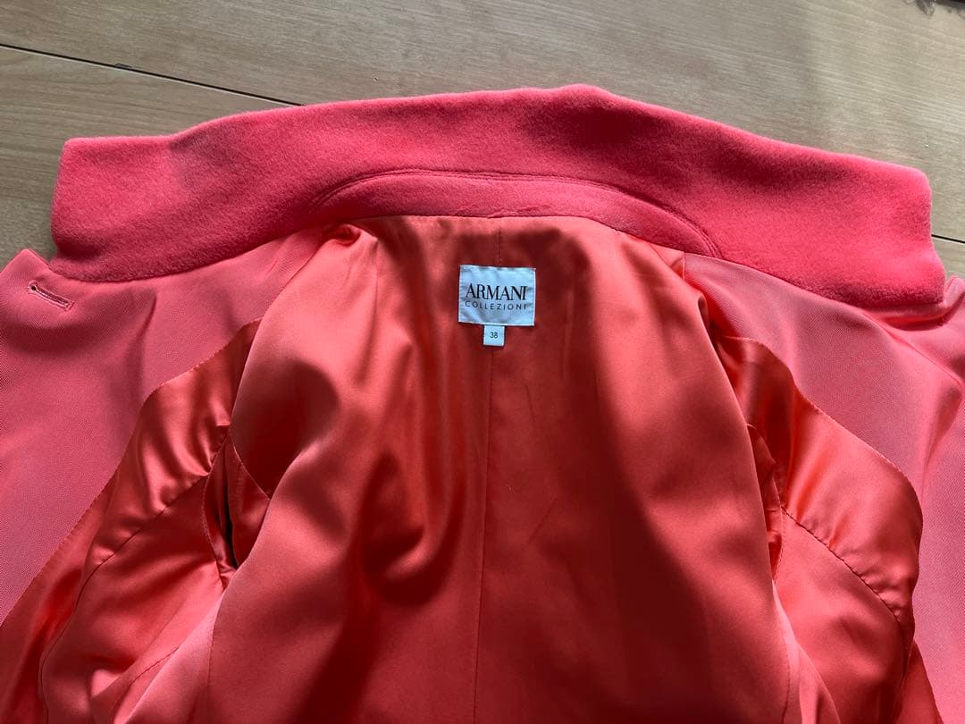 【美品】アルマーニ　コレツォーニ　コート　レディース38