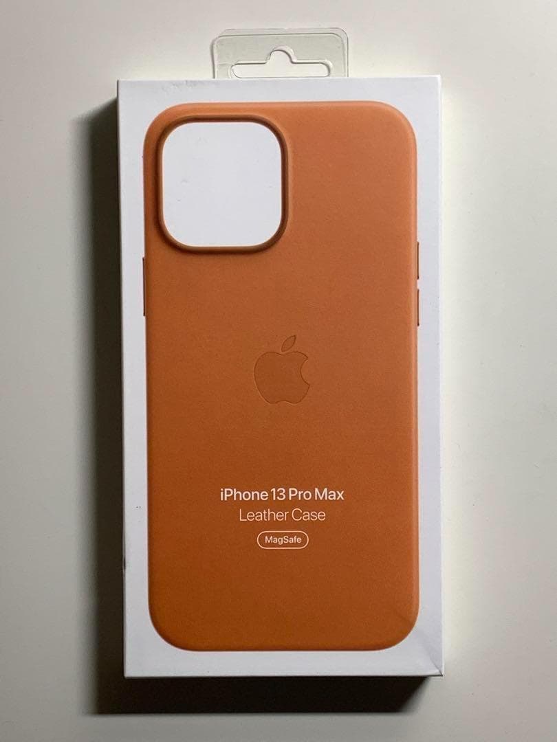 【新品】純正 iPhone 13 Pro Maxレザーケース・ゴールデンブラウン
