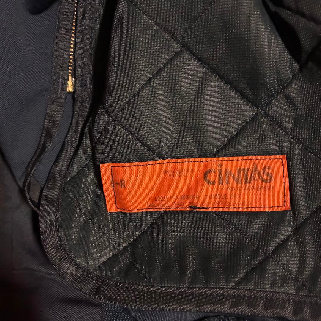 90s【USA製】CINTAS スーベニアジャケットワーク ビッグ刺繍ライナー付