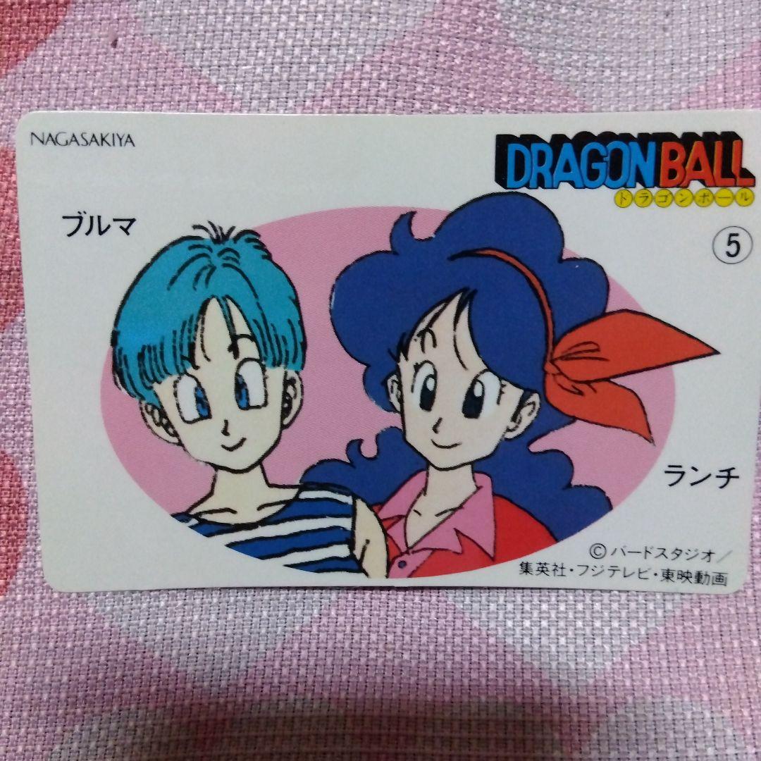 ドラゴンボール　当時物　ナガサキヤおまけカード　６枚セット