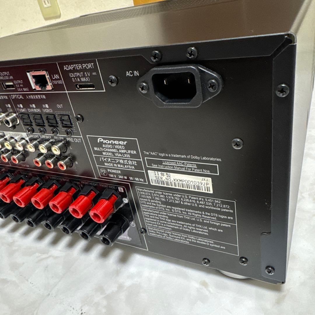 Pioneer AVマルチチャンネルアンプ 3D対応 VSA-LX55