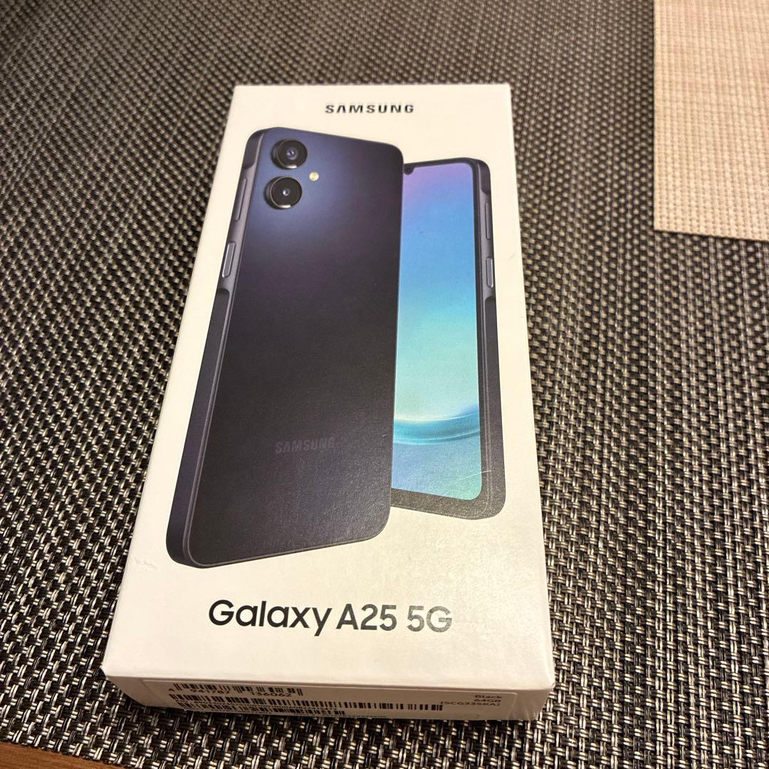 【新品未使用】Samsung Galaxy A25 5G 64GB ブラック