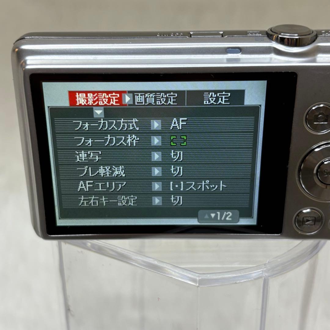CASIO カメラ　エクシリム　EX-ZS12 シルバー　コンデジ　動作品