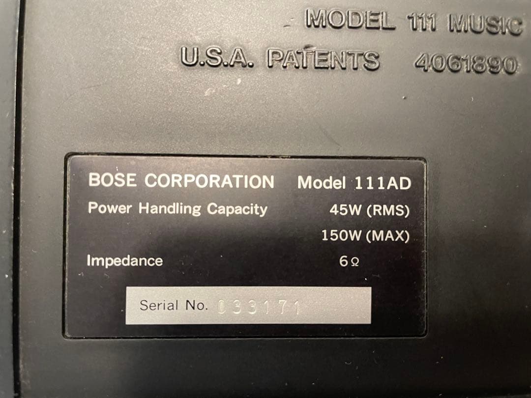 BOSE 111AD スピーカー 2個セット