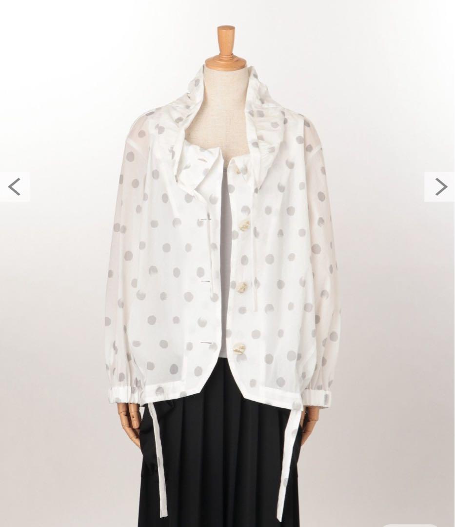 センソユニコ　慈雨　ストレッチワッシャードット はおり