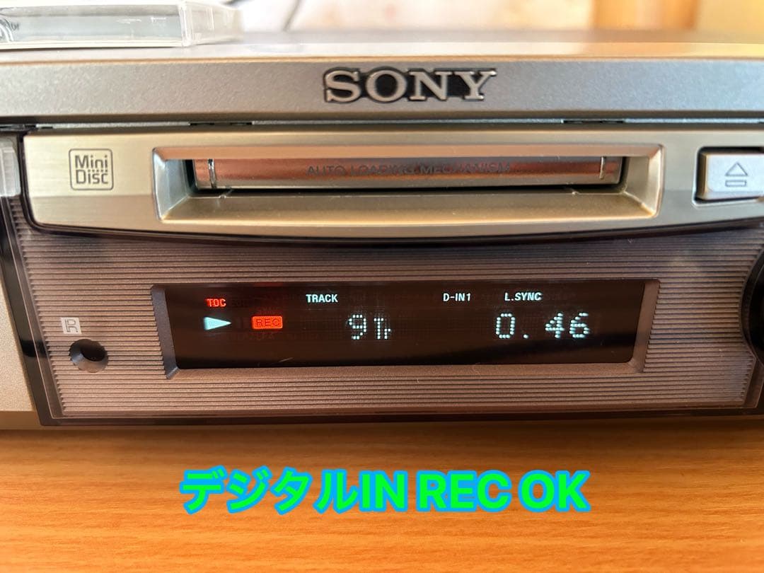 【整備済】SONY MDデッキ MDS-S50