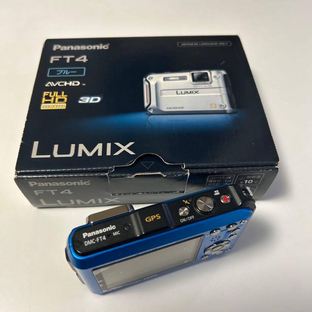 Panasonic LUMIX FT4 ブルー　本体　完動品　付属品完品　美品